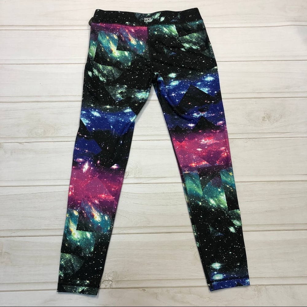 Fila galaxy print dry-fit athletic running leggings no longer made or available